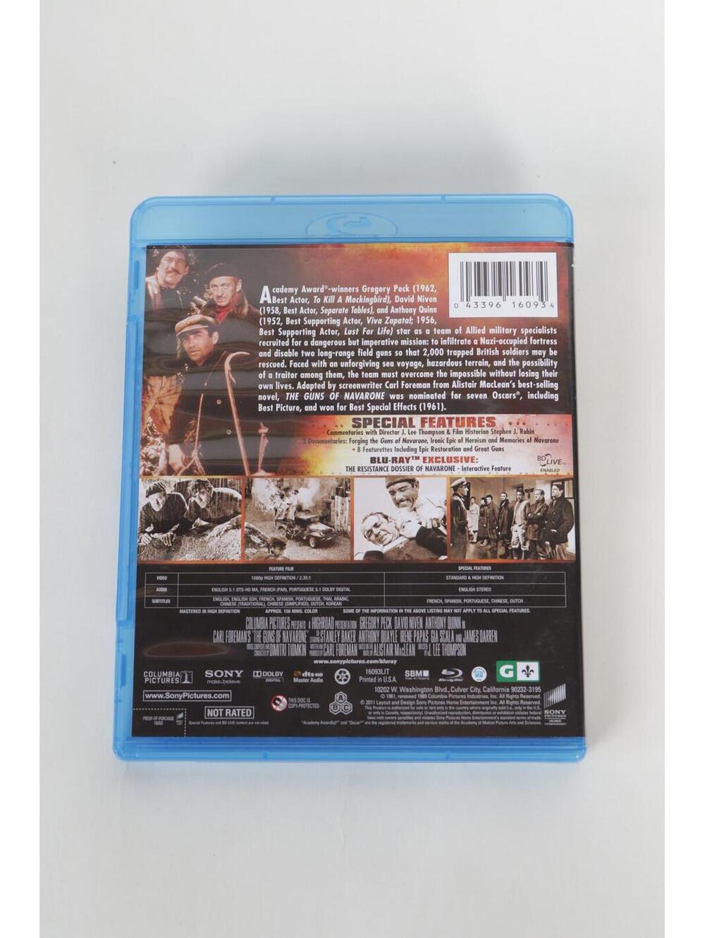 2011' Blu-Ray The Guns Of Navarone DVD